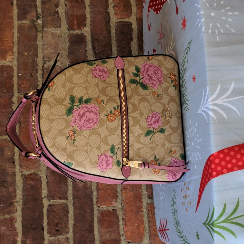 Coach Jordyn signature backpack in prairie Rose